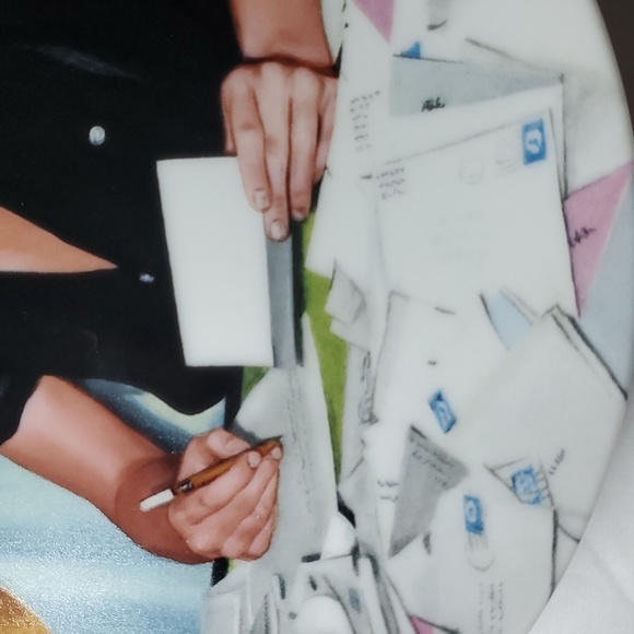 Elvis Presley Looking At A Legend Letters From Fans Limited Edition Plate #7219A - Picture 6 of 12